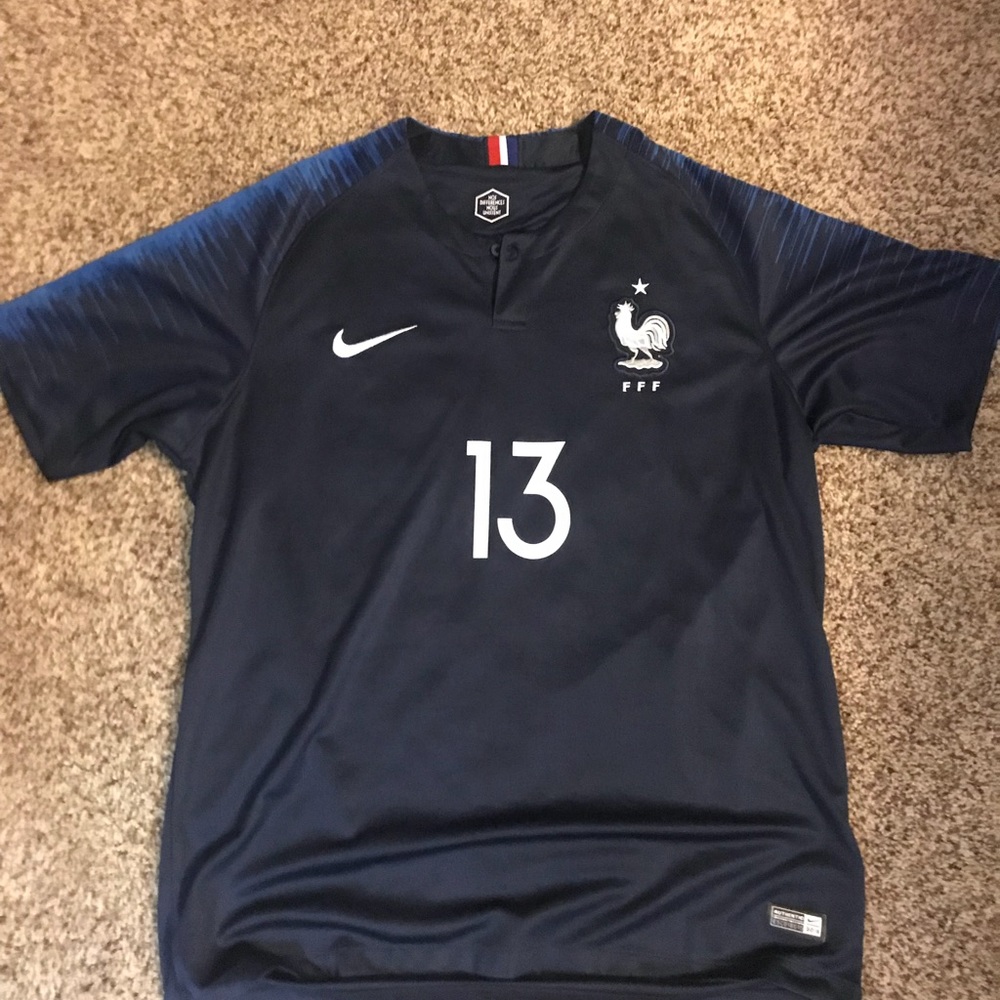 France 2018 World Cup Soccer Jersey Ngolo Kante